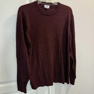 Old Navy Men's Burgundy Crewneck Sweater